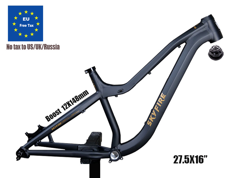 Mountain Biking In The Uk - Racetrack Aluminum Bike Frame,Alloy Thru Axle,
