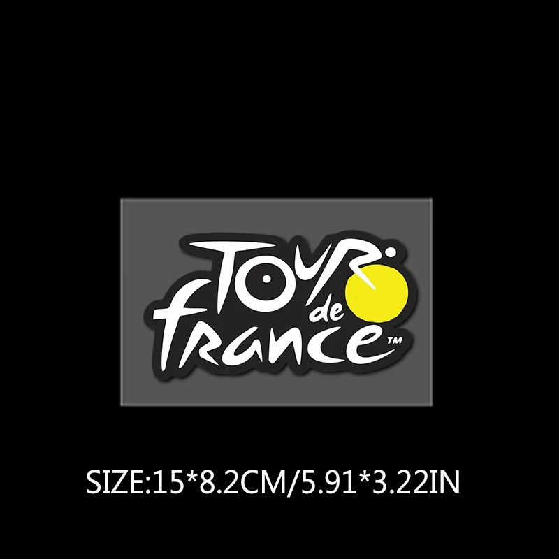 1Pc Tour de France Logo Vinyl  - Mountain Biking Logo 评论和价格