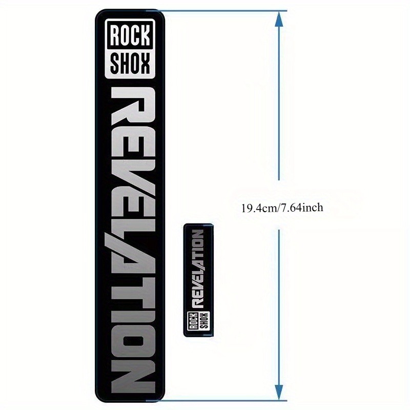 2Pcs Rockshox Bike Fork Protec - Mountain Biking Logo 评论和价格